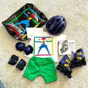 American Girl in line skating outfit